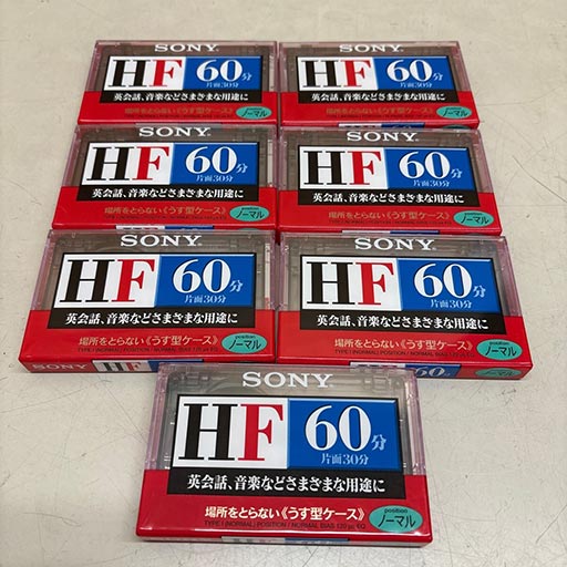 SONY カセットテープ HF 60分 ノーマル ソニー C-60HIFA 7点 まとめて 未開封品